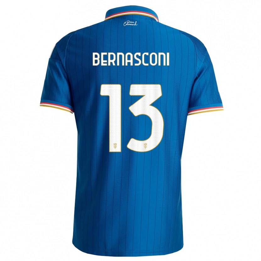 Danxen Niño Camiseta Enea Bernasconi #13 Azul Blanco Rojo 1ª Equipación 2026/27 La Camisa