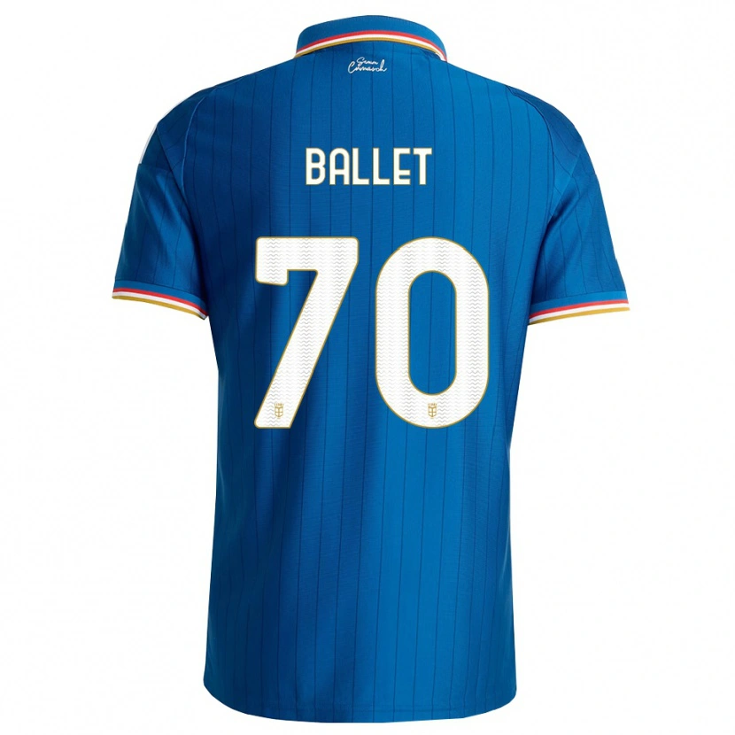 Danxen Niño Camiseta Samuel Ballet #70 Azul Blanco Rojo 1ª Equipación 2026/27 La Camisa