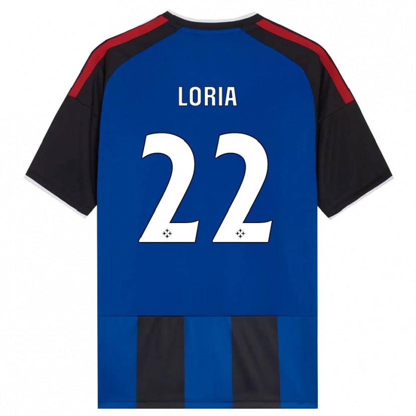 Danxen Niño Camiseta Leonardo Loria #22 Negro Rojo Blanco Azul 1ª Equipación 2026/27 La Camisa