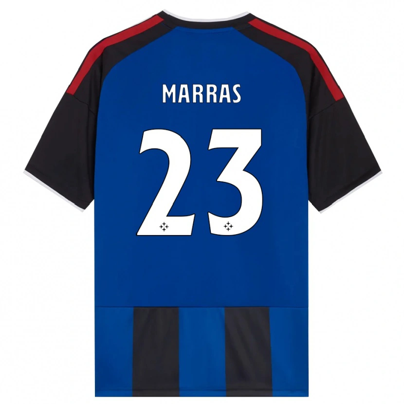 Danxen Niño Camiseta Tommaso Marras #23 Negro Rojo Blanco Azul 1ª Equipación 2026/27 La Camisa