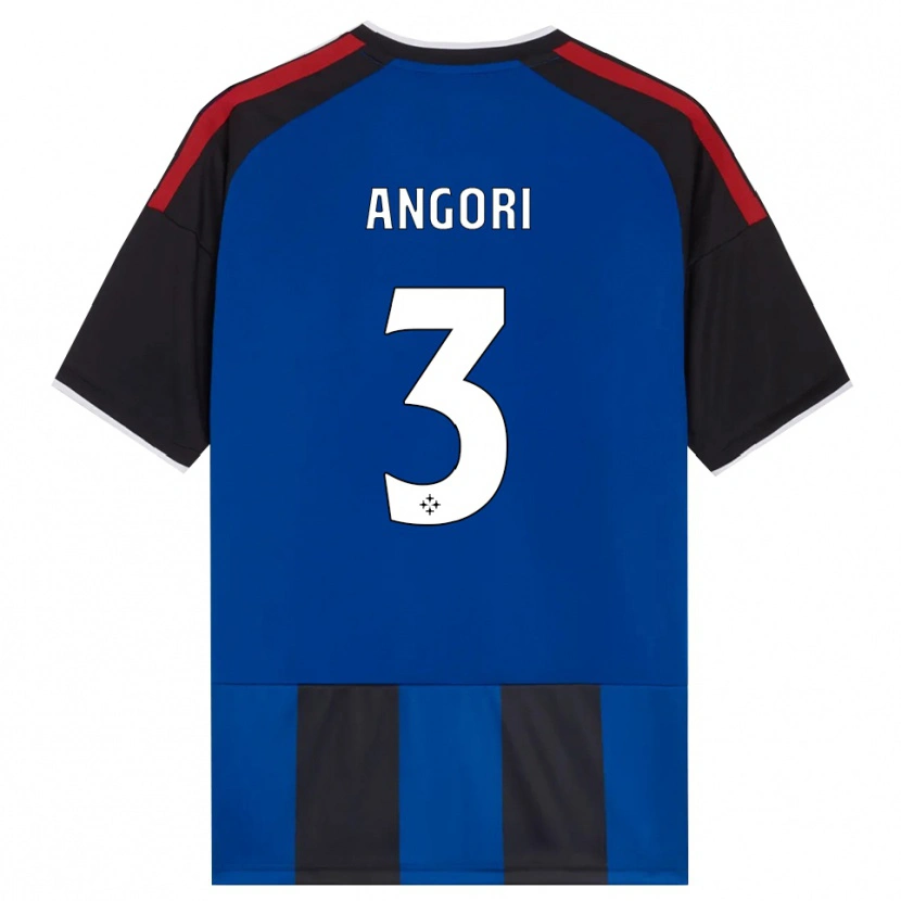 Danxen Niño Camiseta Samuele Angori #3 Negro Rojo Blanco Azul 1ª Equipación 2026/27 La Camisa