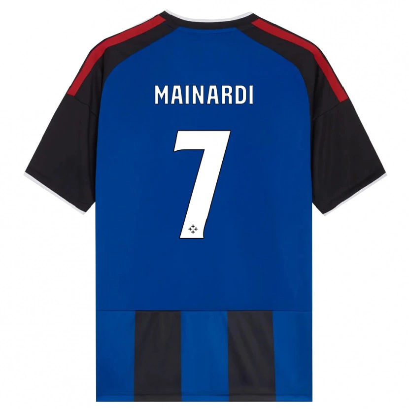Danxen Niño Camiseta Gianmarco Mainardi #7 Negro Rojo Blanco Azul 1ª Equipación 2026/27 La Camisa