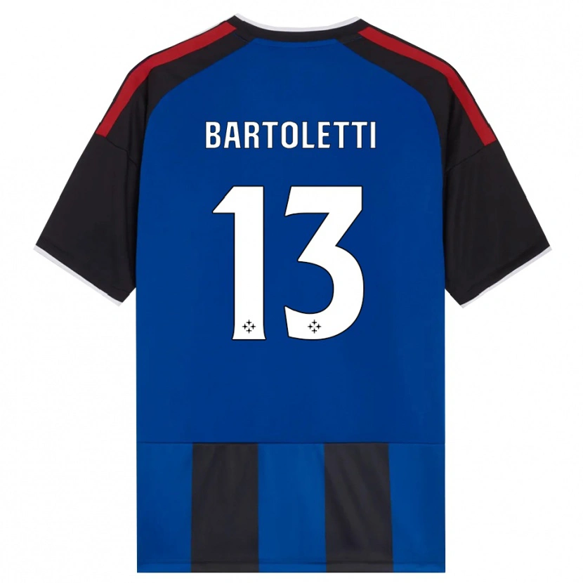 Danxen Niño Camiseta Diego Bartoletti #13 Negro Rojo Blanco Azul 1ª Equipación 2026/27 La Camisa