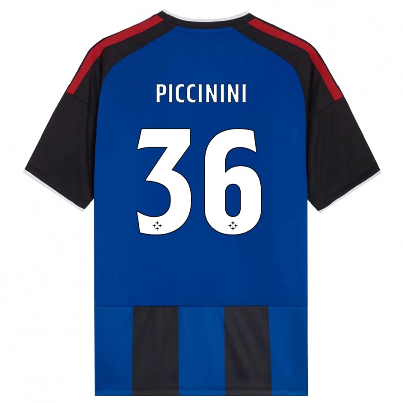 Danxen Niño Camiseta Gabriele Piccinini #36 Negro Rojo Blanco Azul 1ª Equipación 2026/27 La Camisa