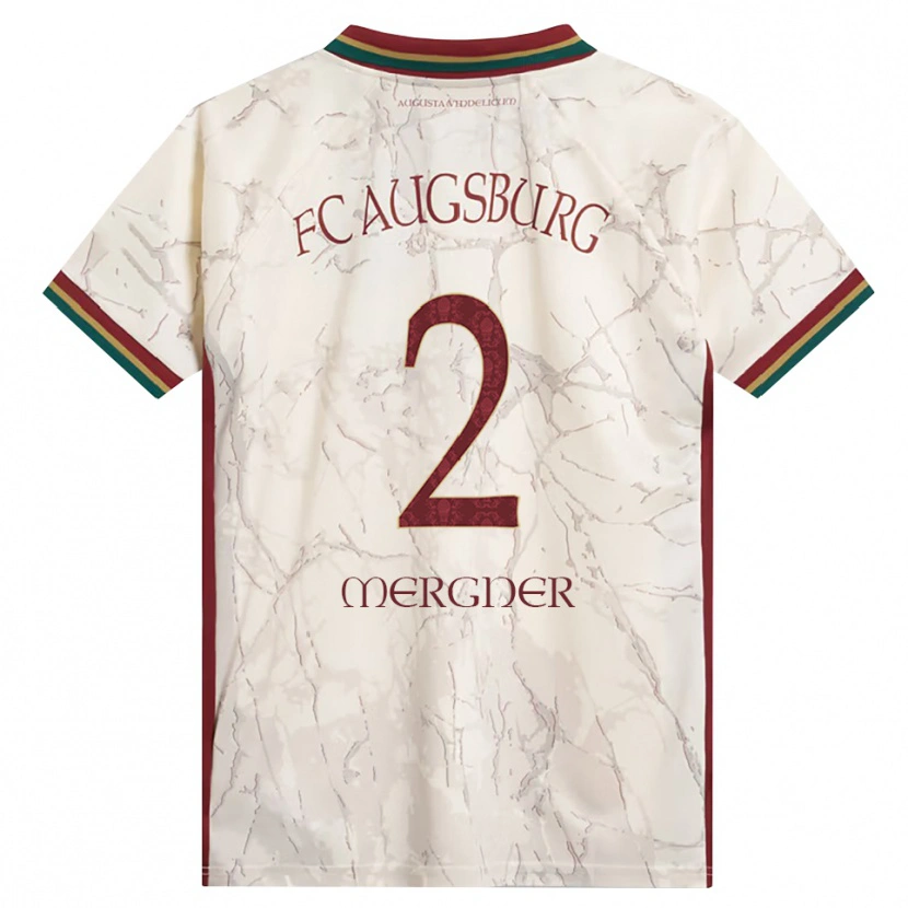 Danxen Niño Camiseta Sandra Mergner #2 Verde Arroz Blanco Burdeos 1ª Equipación 2026/27 La Camisa