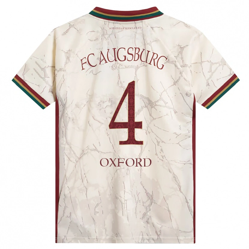 Danxen Niño Camiseta Reece Oxford #4 Verde Arroz Blanco Burdeos 1ª Equipación 2026/27 La Camisa