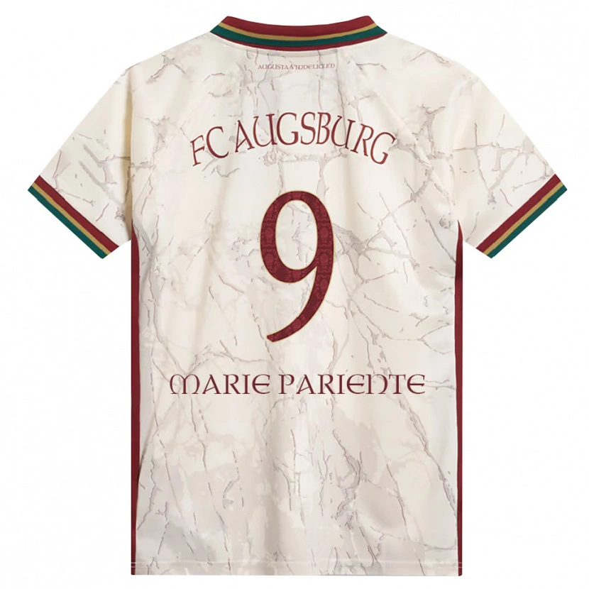 Danxen Niño Camiseta Sophia Marie Pariente #9 Verde Arroz Blanco Burdeos 1ª Equipación 2026/27 La Camisa