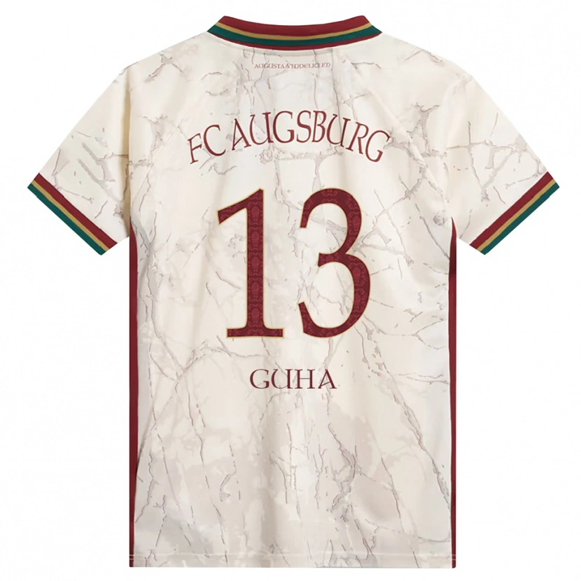 Danxen Niño Camiseta Felix Guha #13 Verde Arroz Blanco Burdeos 1ª Equipación 2026/27 La Camisa