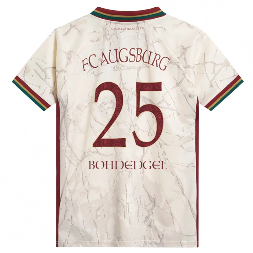Danxen Niño Camiseta Noah Bohnengel #25 Verde Arroz Blanco Burdeos 1ª Equipación 2026/27 La Camisa