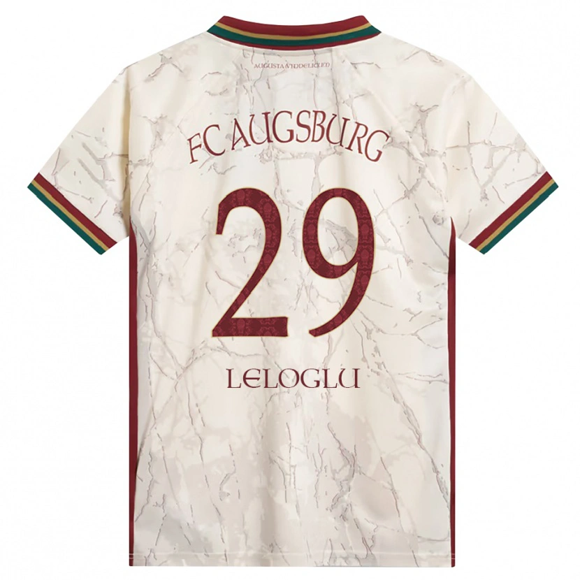 Danxen Niño Camiseta Aras Leloglu #29 Verde Arroz Blanco Burdeos 1ª Equipación 2026/27 La Camisa