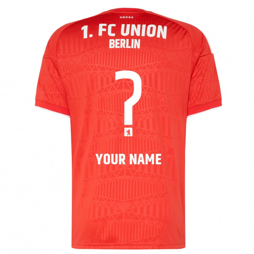 Danxen Niño Camiseta Su Nombre #0 Rojo Blanco 1ª Equipación 2026/27 La Camisa