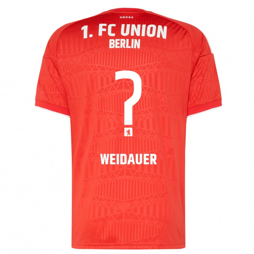 Danxen Niño Camiseta Sophie Weidauer #0 Rojo Blanco 1ª Equipación 2026/27 La Camisa