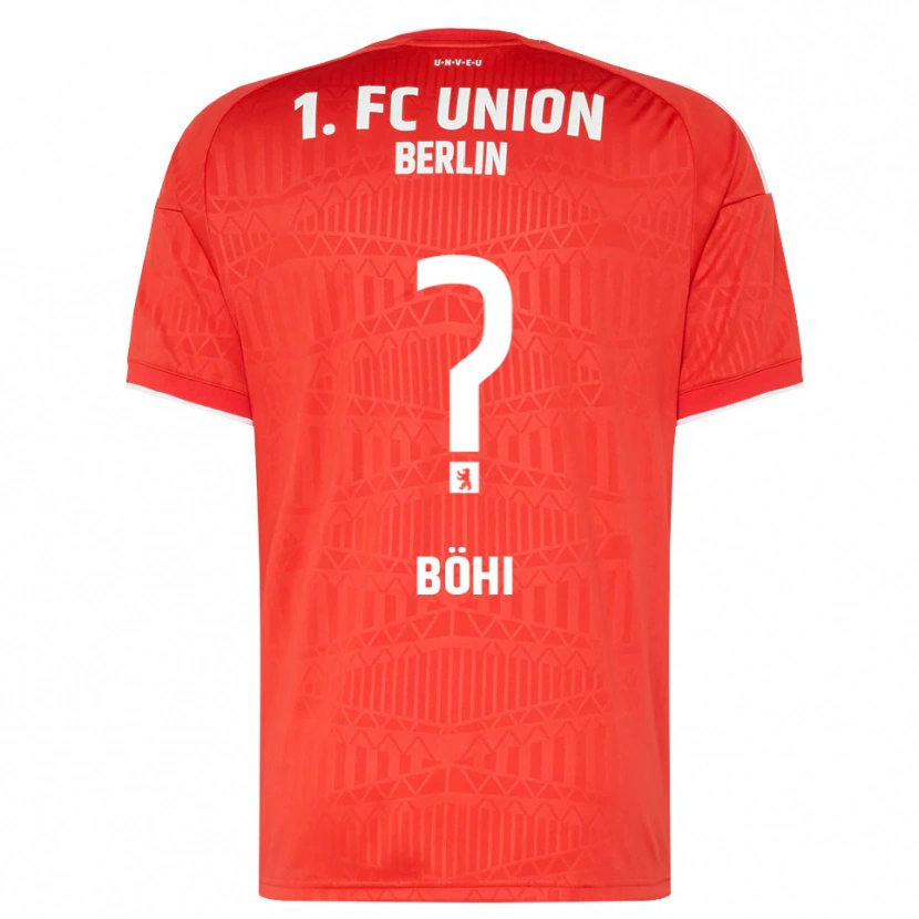 Danxen Niño Camiseta Nadine Böhi #0 Rojo Blanco 1ª Equipación 2026/27 La Camisa
