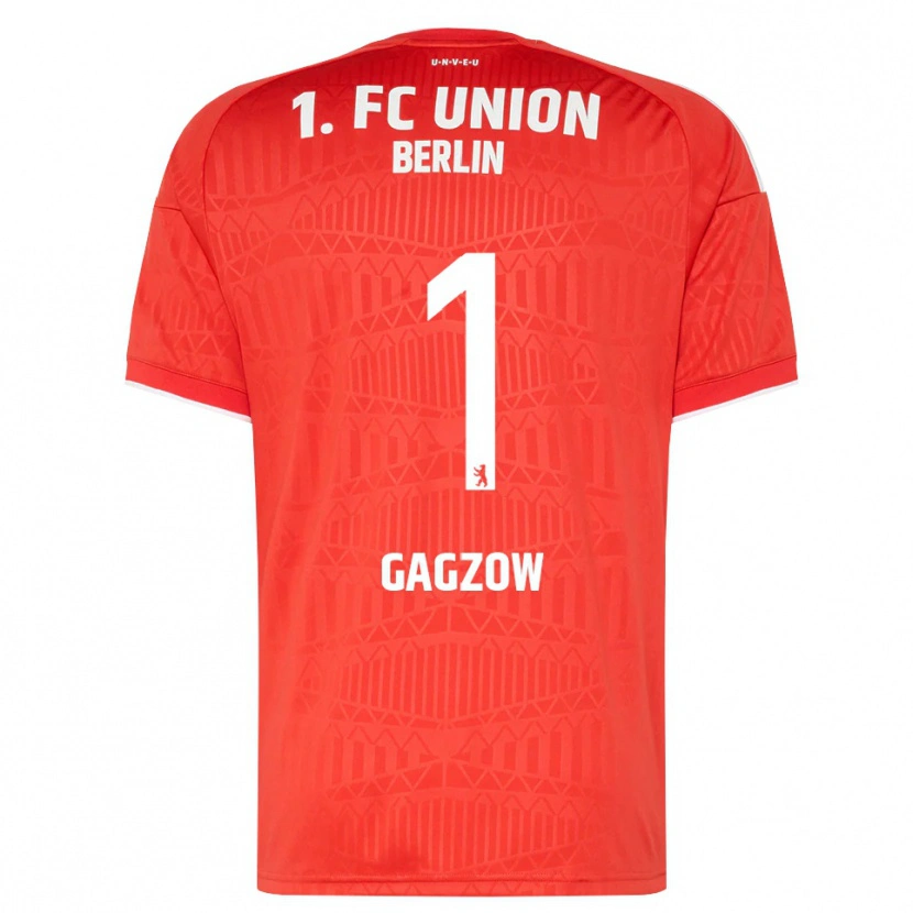 Danxen Niño Camiseta Fritz Gagzow #1 Rojo Blanco 1ª Equipación 2026/27 La Camisa