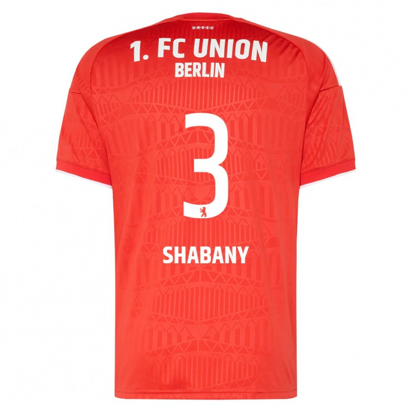 Danxen Niño Camiseta Alec Shabany #3 Rojo Blanco 1ª Equipación 2026/27 La Camisa