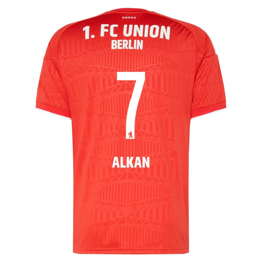Danxen Niño Camiseta Musa Alkan #7 Rojo Blanco 1ª Equipación 2026/27 La Camisa