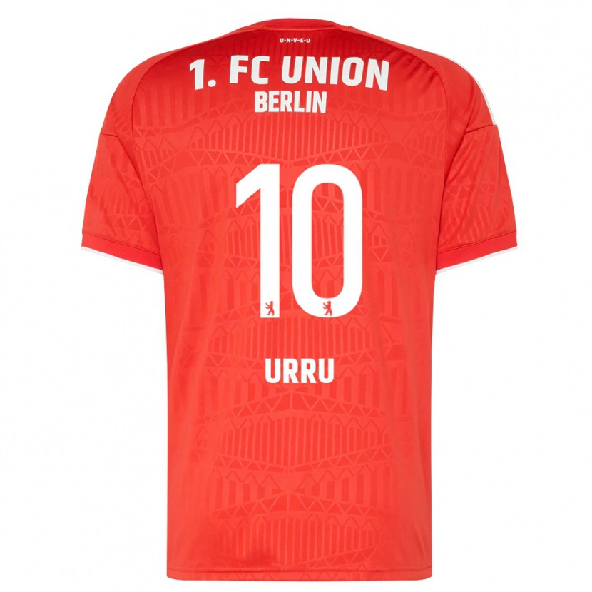 Danxen Niño Camiseta Noah Urru #10 Rojo Blanco 1ª Equipación 2026/27 La Camisa