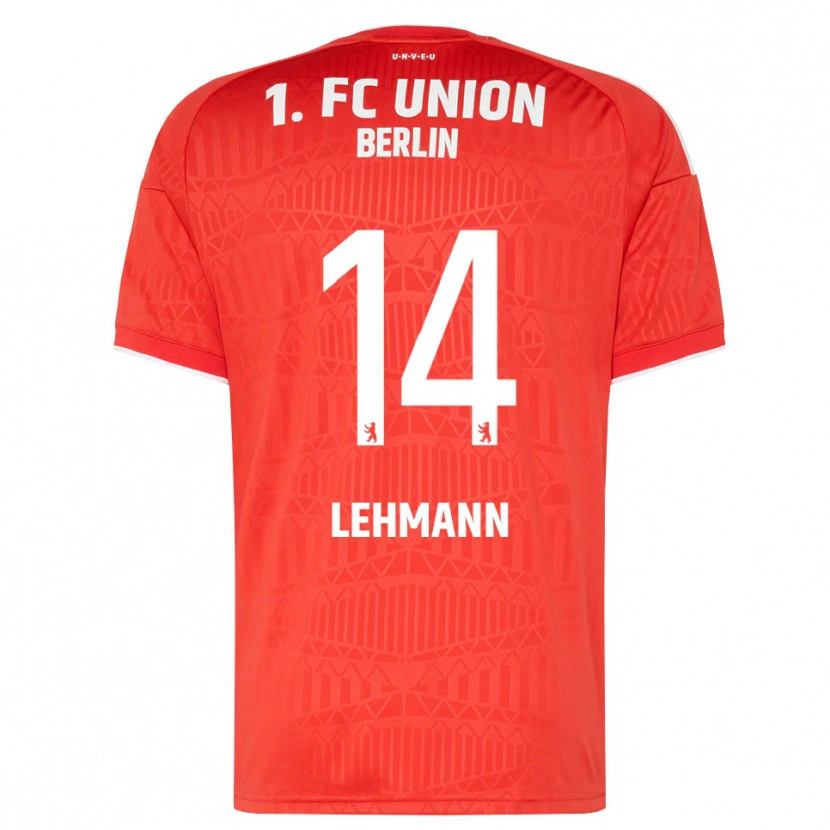 Danxen Niño Camiseta Noah Lehmann #14 Rojo Blanco 1ª Equipación 2026/27 La Camisa