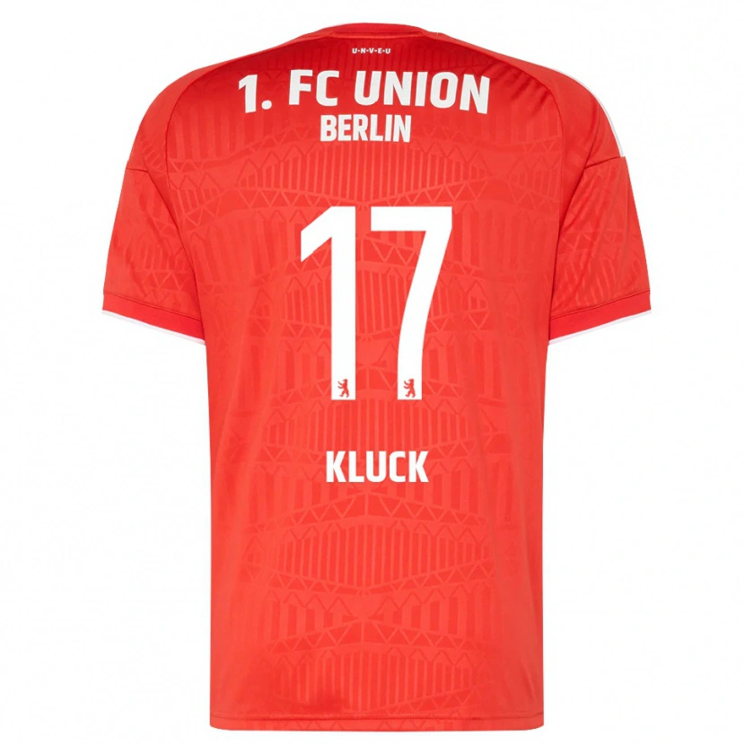 Danxen Niño Camiseta Pierre Kluck #17 Rojo Blanco 1ª Equipación 2026/27 La Camisa