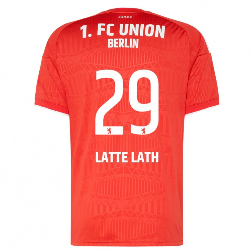 Danxen Niño Camiseta Emmanuel Latte Lath #29 Rojo Blanco 1ª Equipación 2026/27 La Camisa
