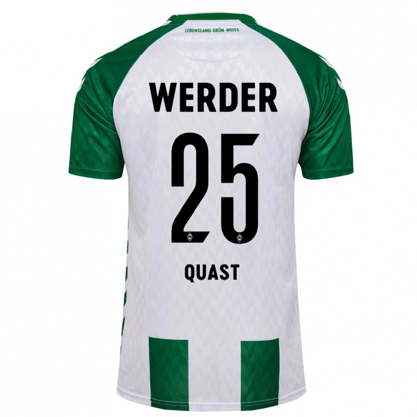 Danxen Niño Camiseta Soenke Quast #25 Verde Blanco 1ª Equipación 2026/27 La Camisa