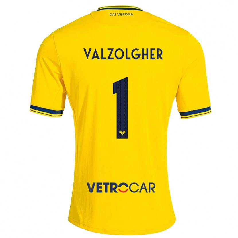 Danxen Niño Camiseta Chiara Valzolgher #1 Amarillo Rojo 2ª Equipación 2026/27 La Camisa