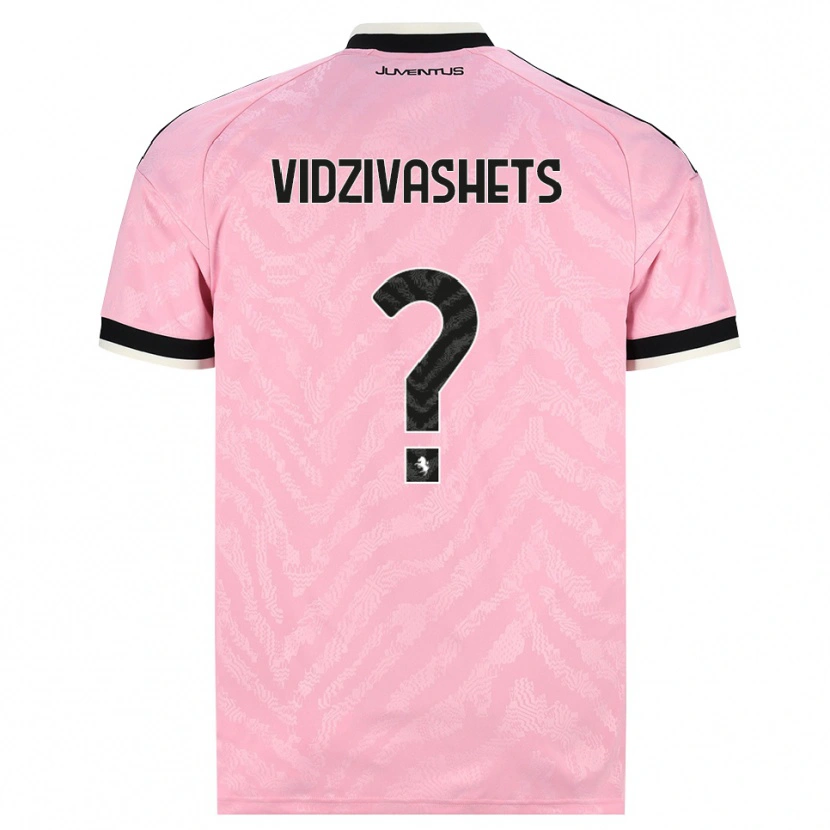 Danxen Niño Camiseta David Vidzivashets #0 Rosa Negro 2ª Equipación 2026/27 La Camisa