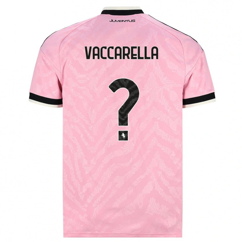 Danxen Niño Camiseta Marco Vaccarella #0 Rosa Negro 2ª Equipación 2026/27 La Camisa