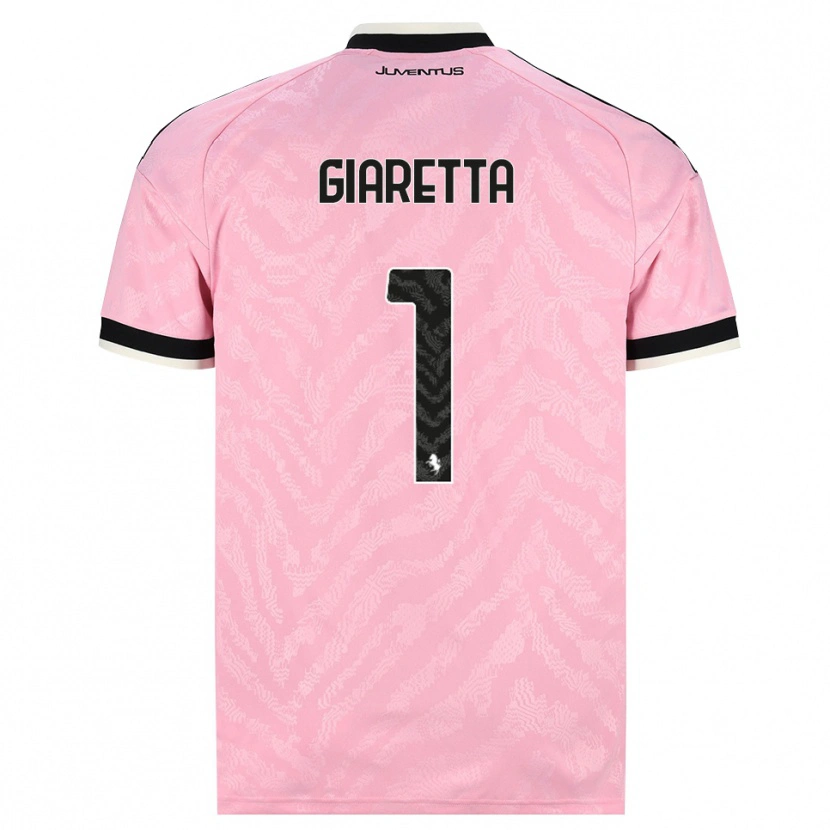 Danxen Niño Camiseta Emanuele Giaretta #1 Rosa Negro 2ª Equipación 2026/27 La Camisa