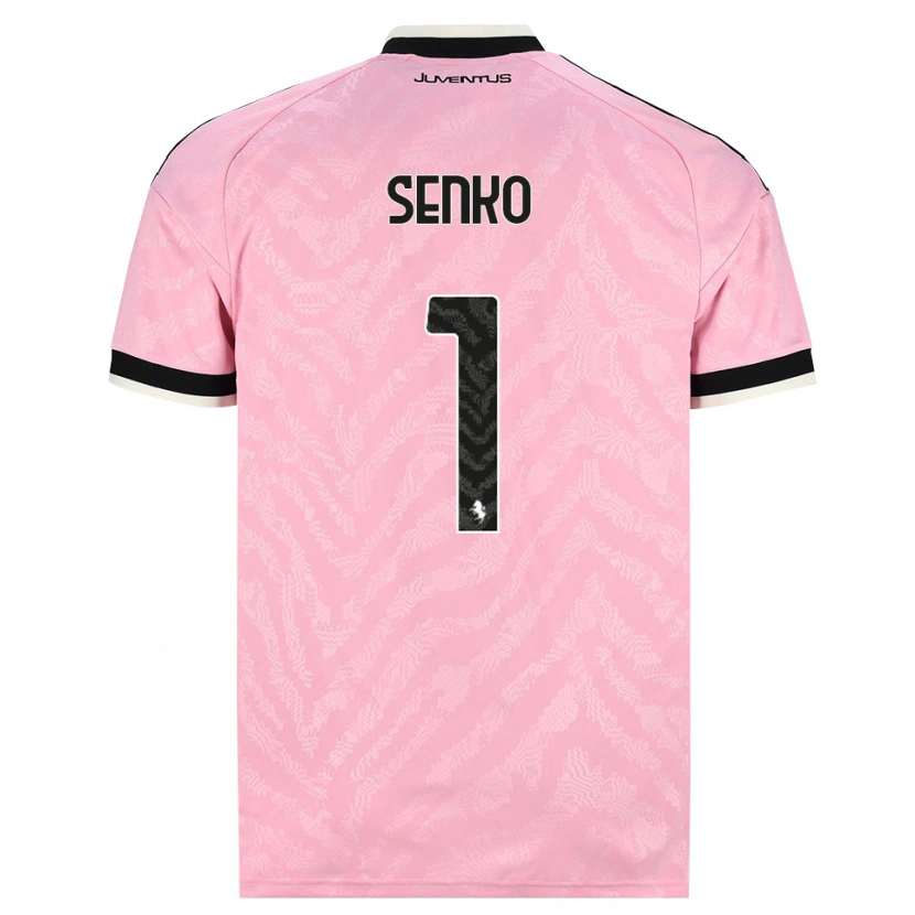 Danxen Niño Camiseta Zsombor Senko #1 Rosa Negro 2ª Equipación 2026/27 La Camisa