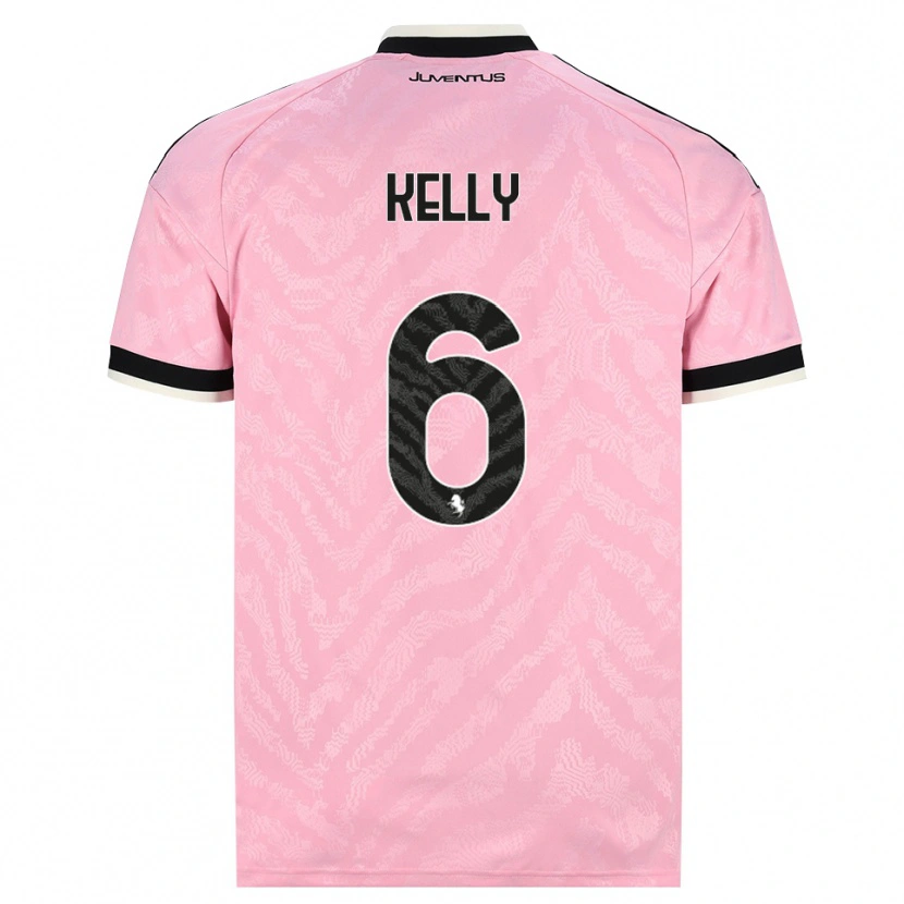 Danxen Niño Camiseta Lloyd Kelly #6 Rosa Negro 2ª Equipación 2026/27 La Camisa