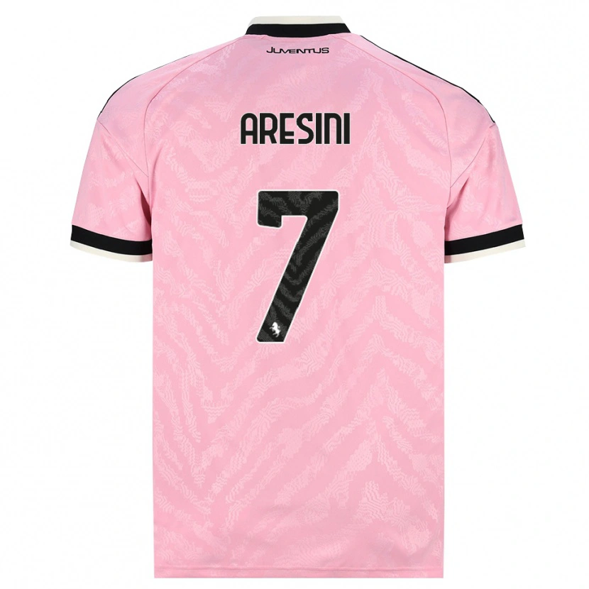 Danxen Niño Camiseta Raffaele Aresini #7 Rosa Negro 2ª Equipación 2026/27 La Camisa