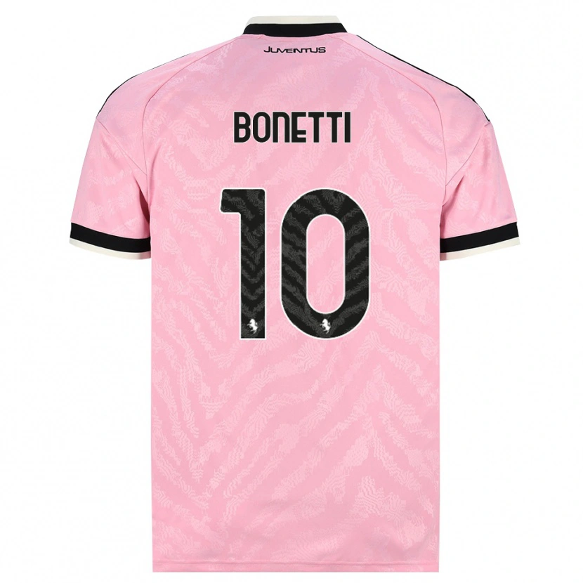 Danxen Niño Camiseta Andrea Bonetti #10 Rosa Negro 2ª Equipación 2026/27 La Camisa