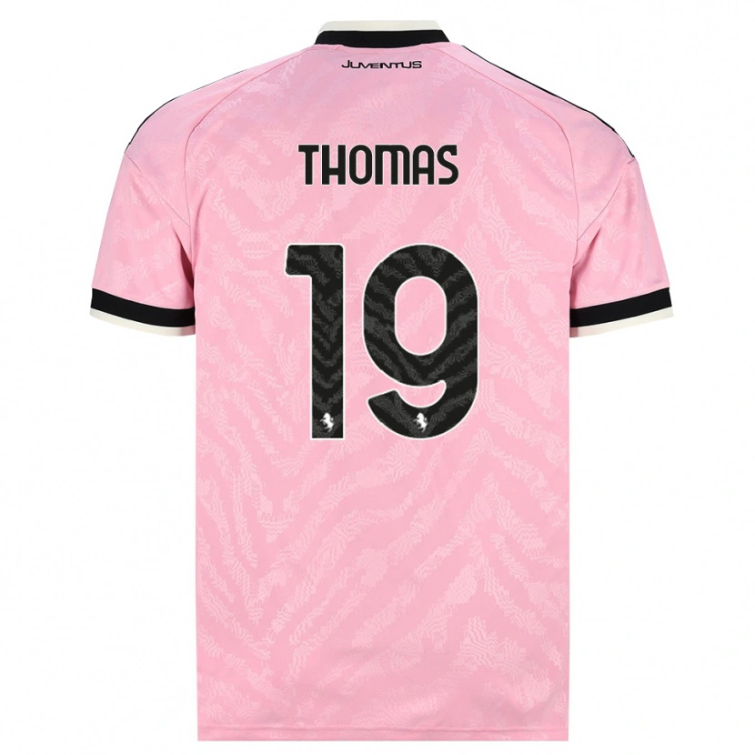 Danxen Niño Camiseta Lindsey Thomas #19 Rosa Negro 2ª Equipación 2026/27 La Camisa