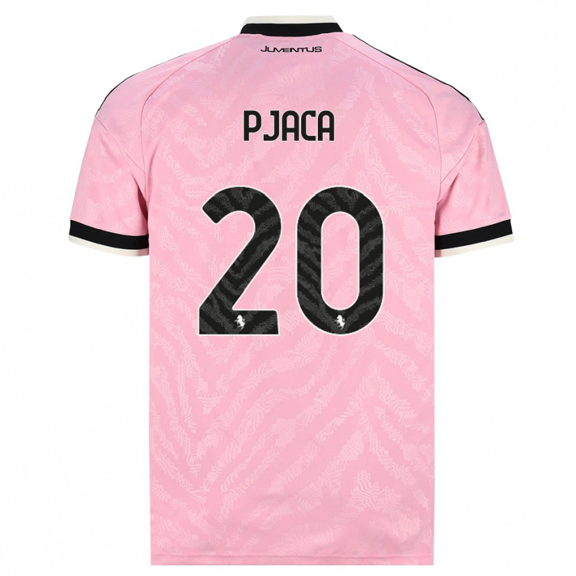 Danxen Niño Camiseta Marko Pjaca #20 Rosa Negro 2ª Equipación 2026/27 La Camisa