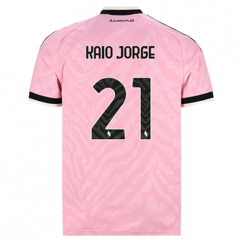 Danxen Niño Camiseta Kaio Jorge #21 Rosa Negro 2ª Equipación 2026/27 La Camisa