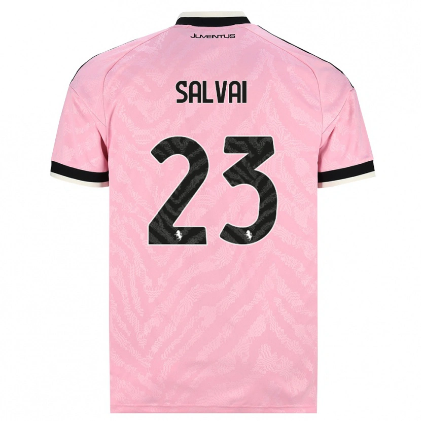 Danxen Niño Camiseta Cecilia Salvai #23 Rosa Negro 2ª Equipación 2026/27 La Camisa