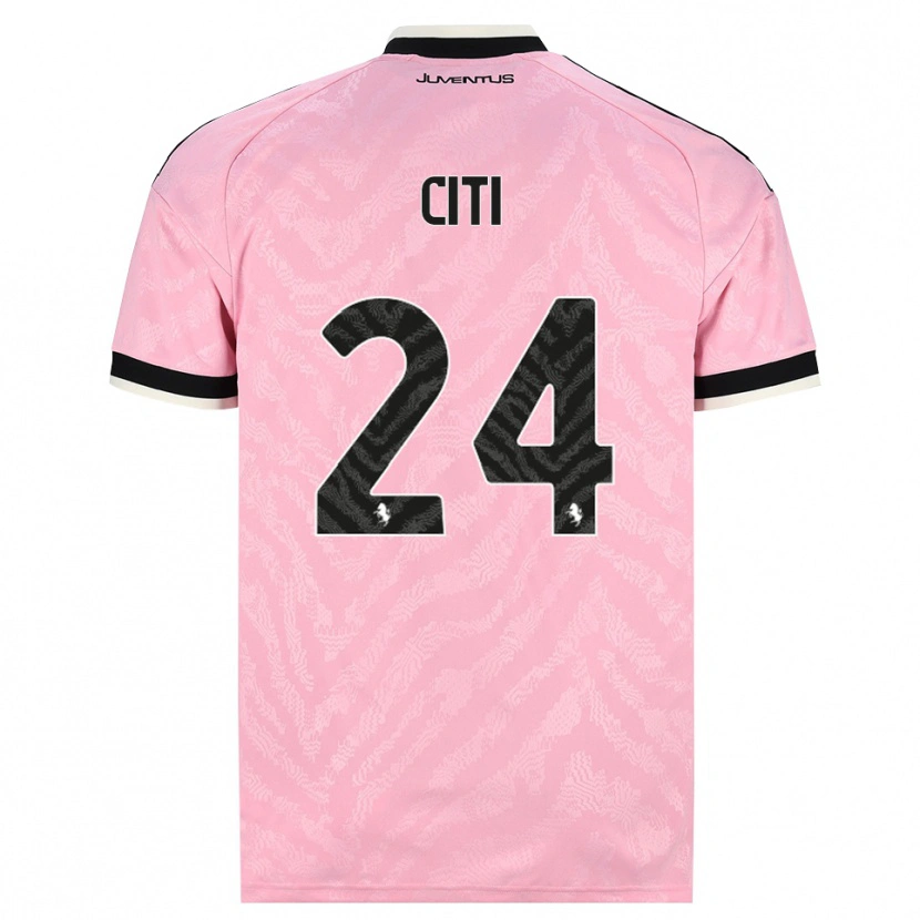 Danxen Niño Camiseta Alessandro Citi #24 Rosa Negro 2ª Equipación 2026/27 La Camisa
