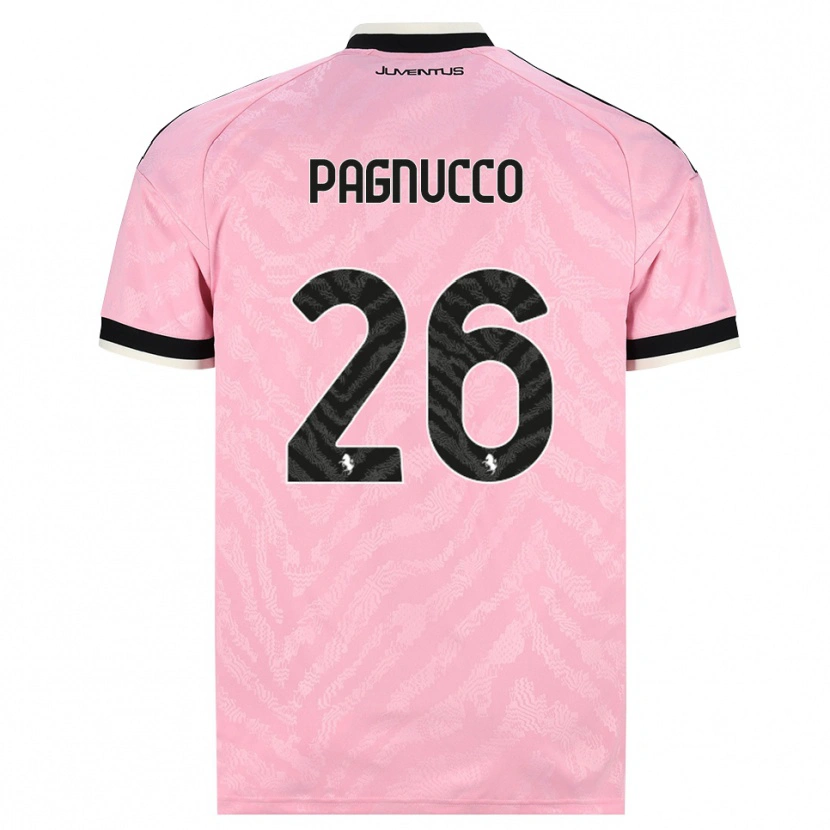 Danxen Niño Camiseta Filippo Pagnucco #26 Rosa Negro 2ª Equipación 2026/27 La Camisa