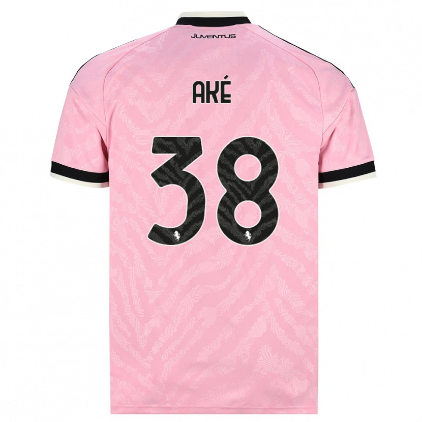 Danxen Niño Camiseta Marley Ake #38 Rosa Negro 2ª Equipación 2026/27 La Camisa