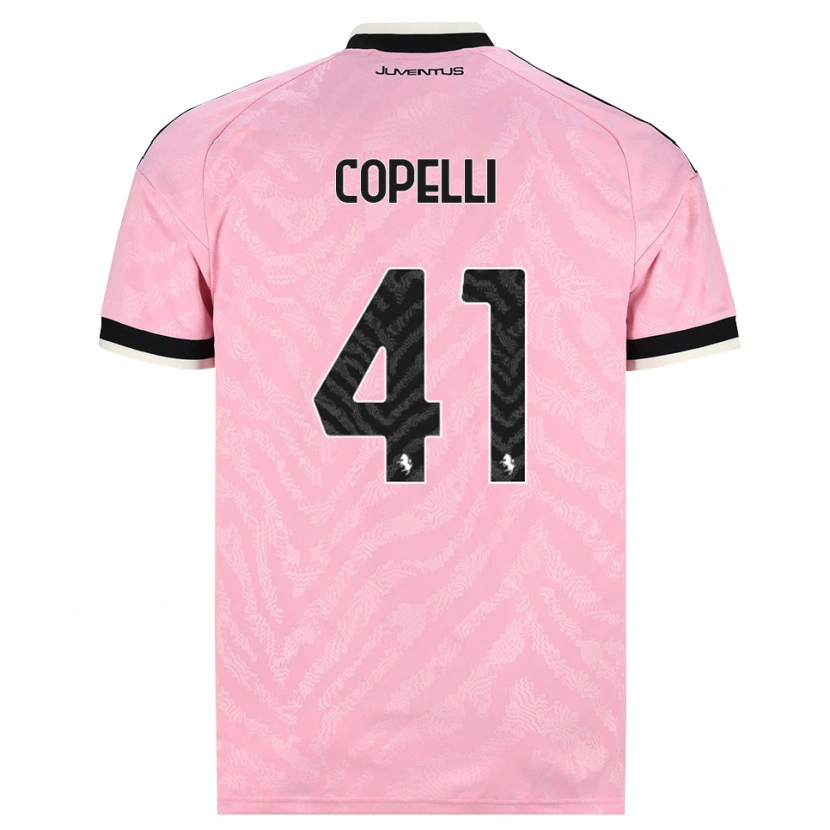 Danxen Niño Camiseta Anna Copelli #41 Rosa Negro 2ª Equipación 2026/27 La Camisa