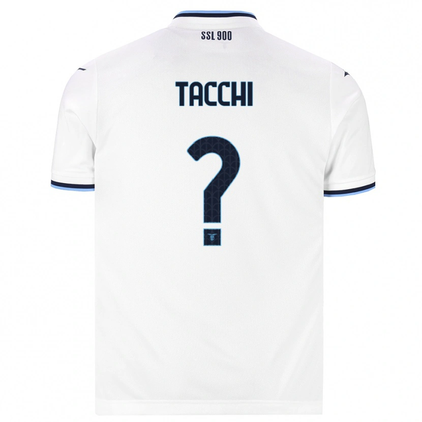 Danxen Niño Camiseta Andrea Tacchi #0 Blanco Azul Marino 2ª Equipación 2026/27 La Camisa