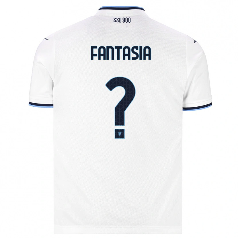 Danxen Niño Camiseta Luca Fantasia #0 Blanco Azul Marino 2ª Equipación 2026/27 La Camisa