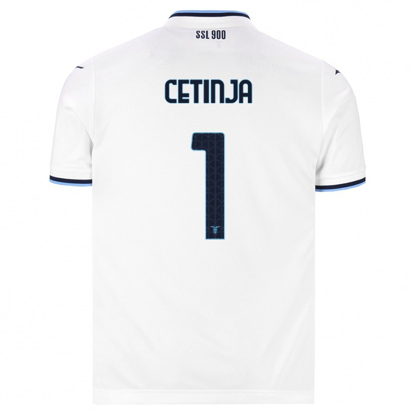 Danxen Niño Camiseta Sara Cetinja #1 Blanco Azul Marino 2ª Equipación 2026/27 La Camisa