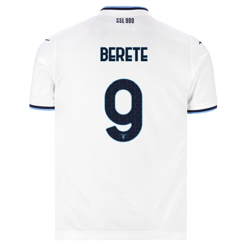 Danxen Niño Camiseta Moustapha Berete #9 Blanco Azul Marino 2ª Equipación 2026/27 La Camisa