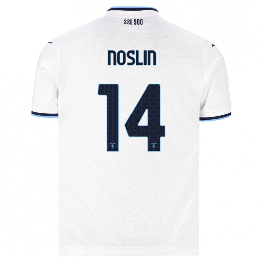 Danxen Niño Camiseta Tijjani Noslin #14 Blanco Azul Marino 2ª Equipación 2026/27 La Camisa