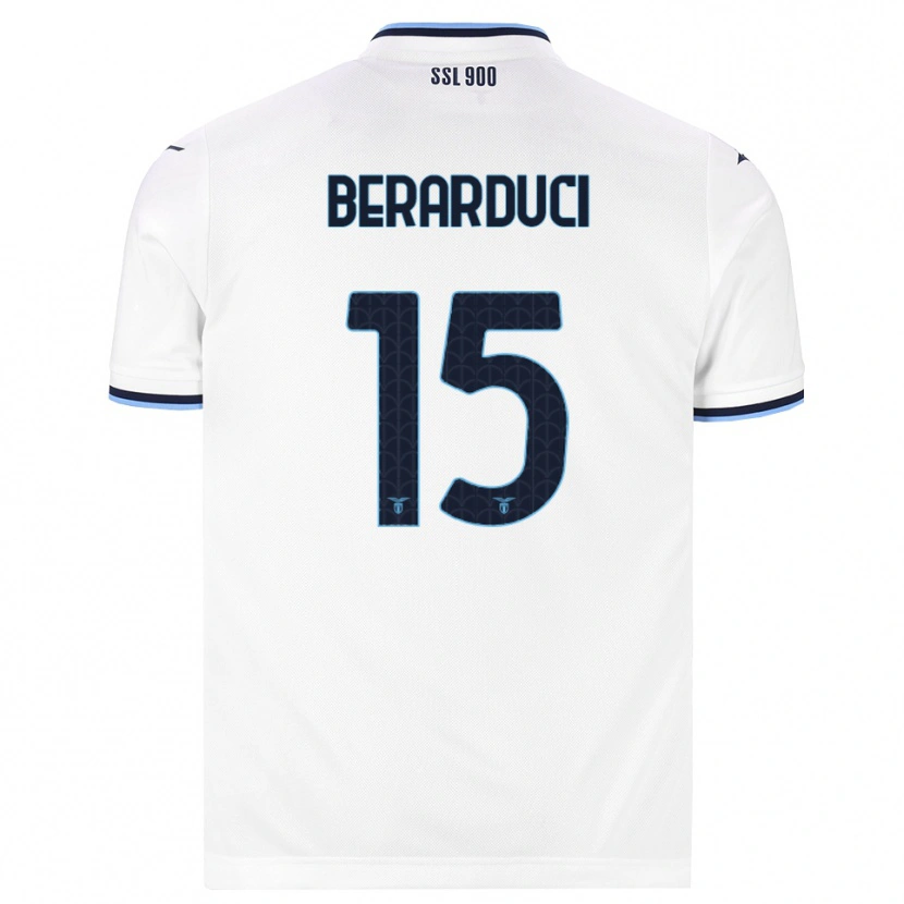 Danxen Niño Camiseta Martina Berarduci #15 Blanco Azul Marino 2ª Equipación 2026/27 La Camisa