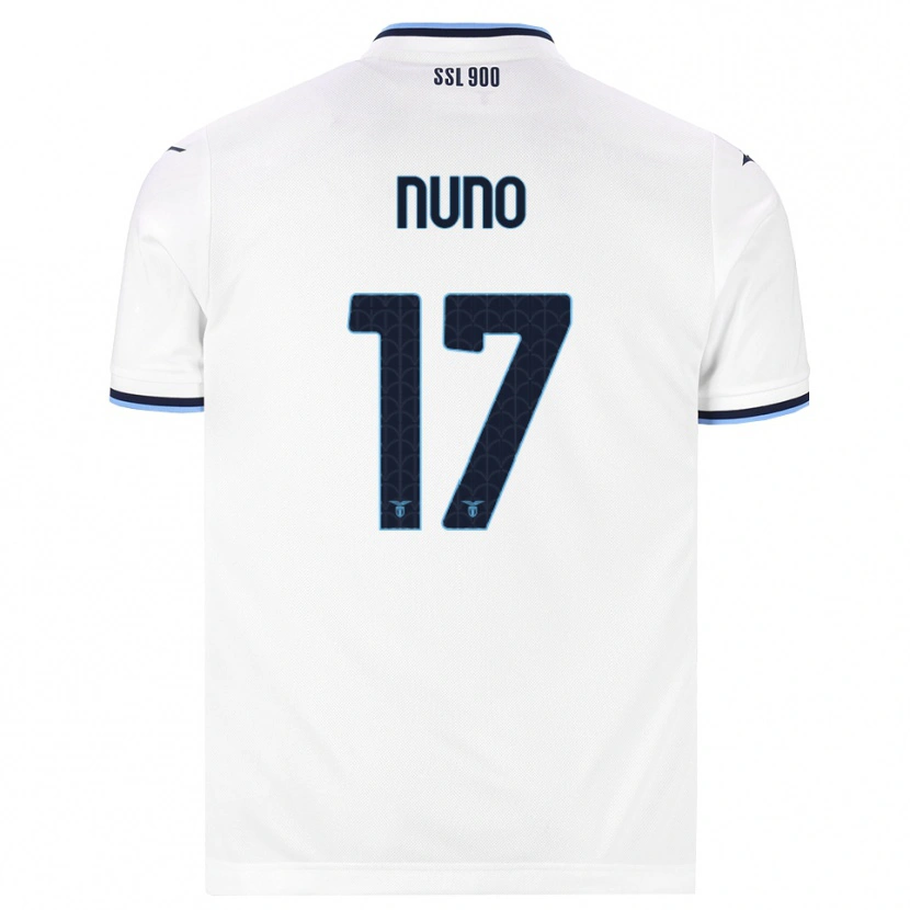 Danxen Niño Camiseta Nuno Tavares #17 Blanco Azul Marino 2ª Equipación 2026/27 La Camisa