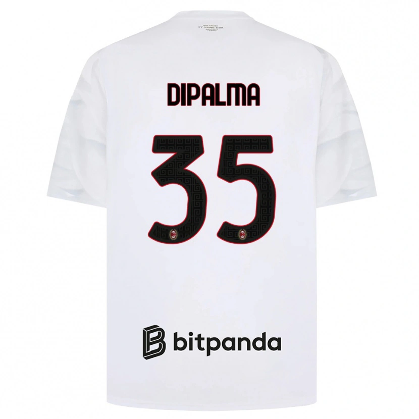 Danxen Niño Camiseta Matteo Dipalma #35 Blanco Rojo Negro 2ª Equipación 2026/27 La Camisa