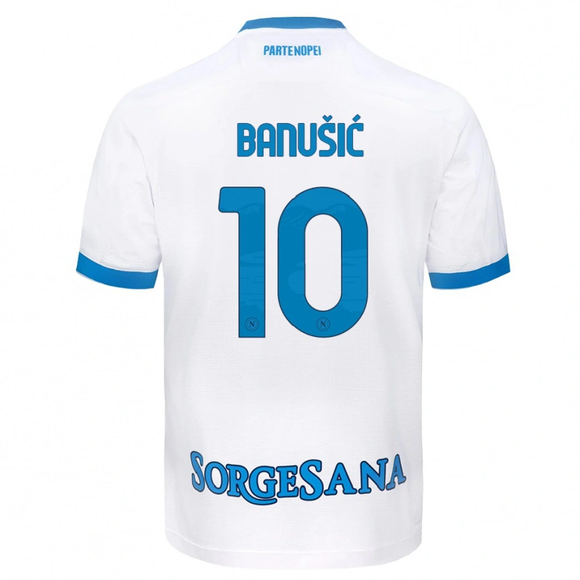 Danxen Niño Camiseta Marija Maredinho Banušić #10 Blanco Azul Cielo 2ª Equipación 2026/27 La Camisa